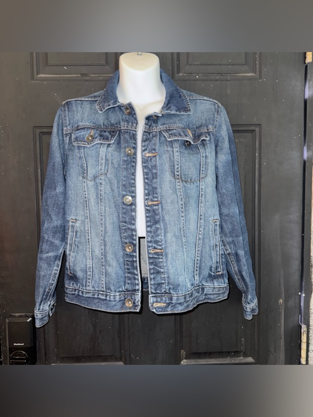 Place Light Blue Washed Denim Jacket - Women's Jean Jacket